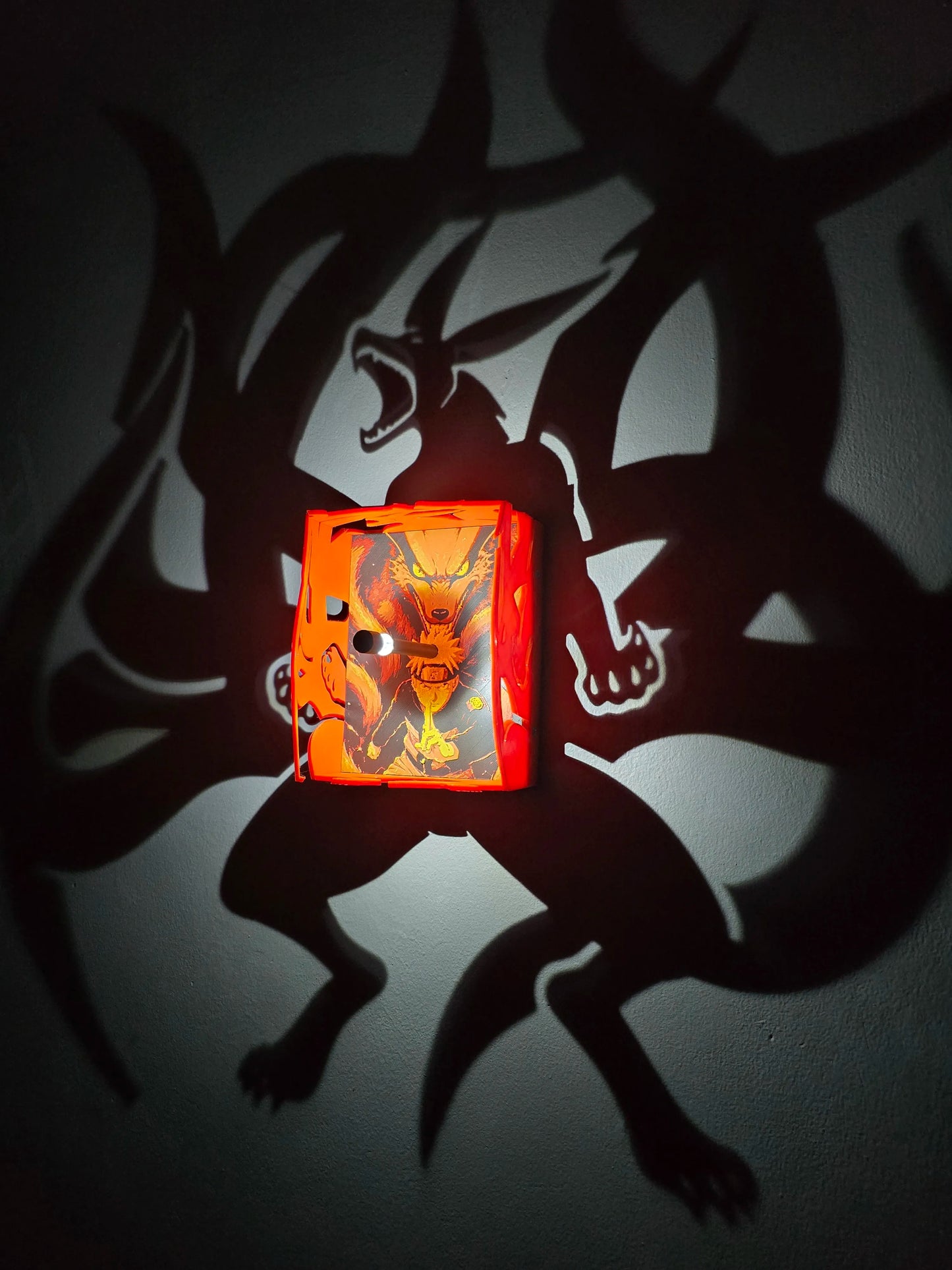 Kurama Dokuz Kuyruklu Tilki Shadow Lamp | Naruto Temalı Dekoratif Gölge Lambası