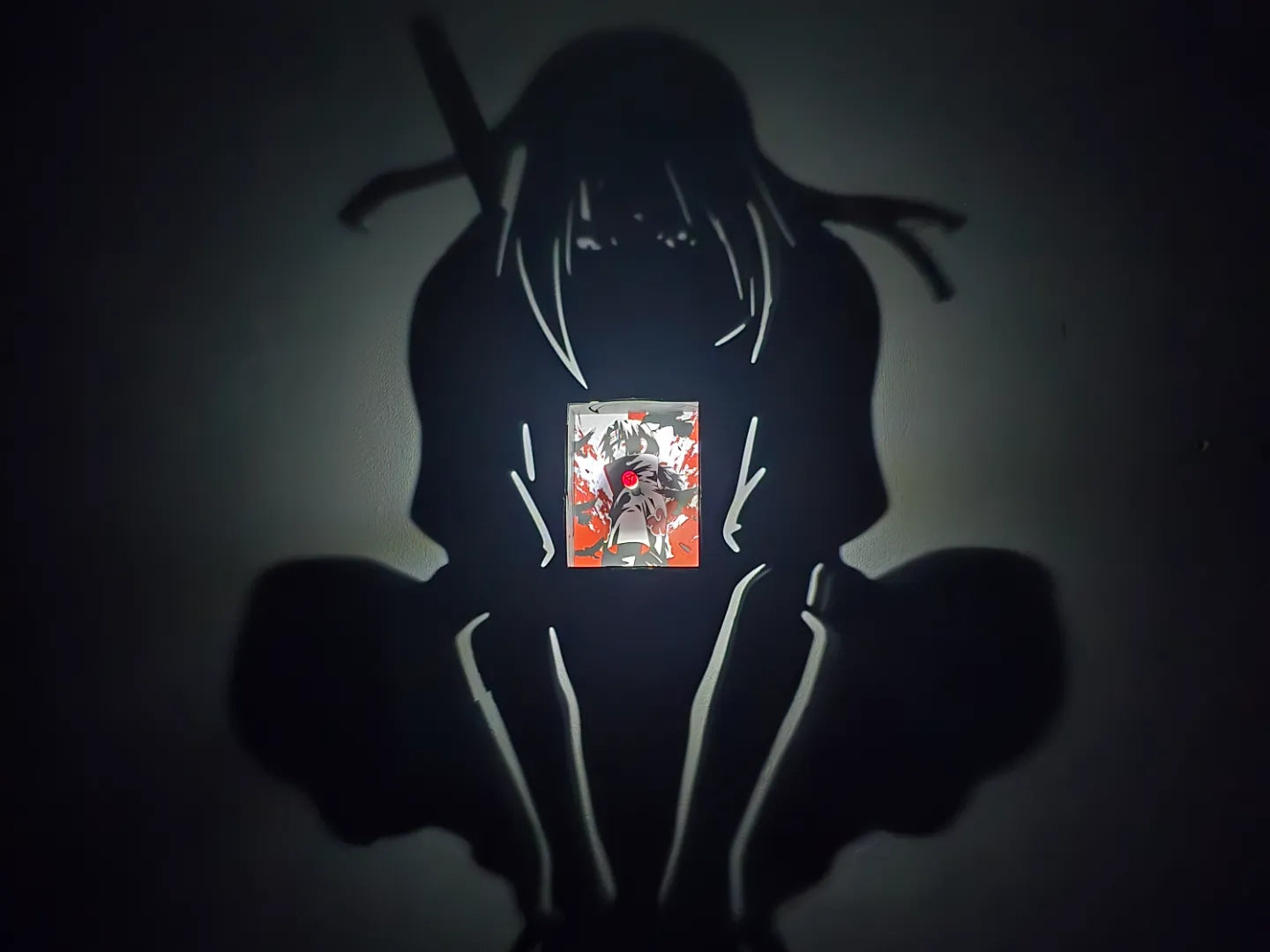 Itachi Shadow Lamp | Naruto Temalı Dekoratif Gölge Lambası
