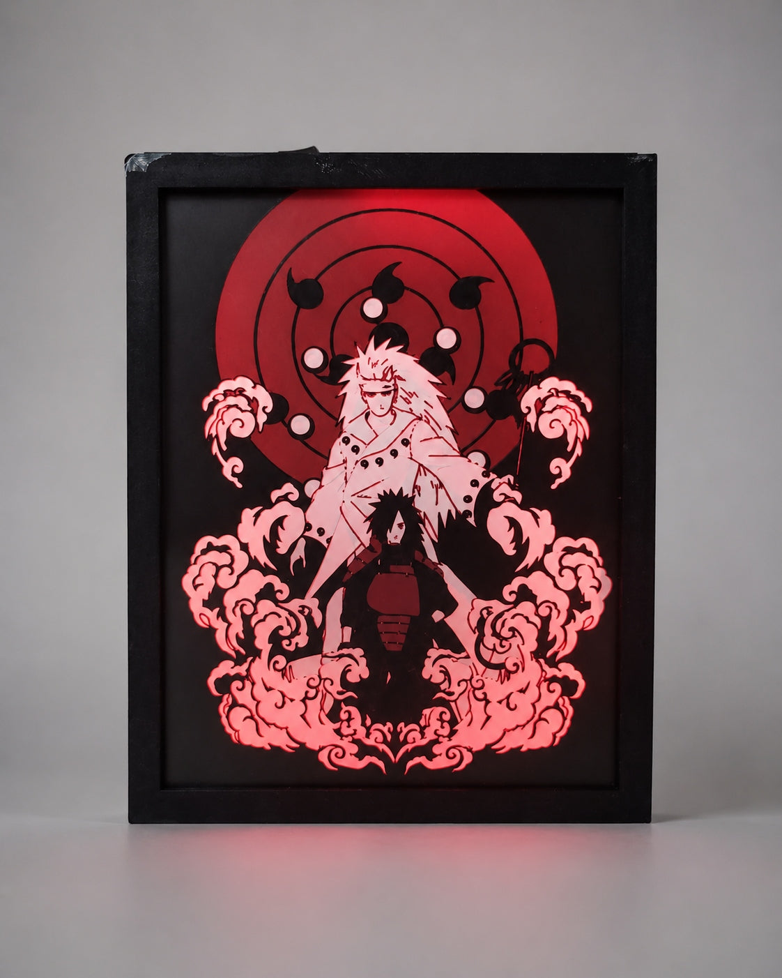 Uchiha Madara LED Lightbox Gece Lambası | Naruto