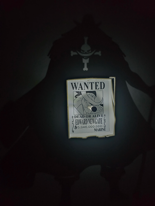 Barba Blanca Shadow Lamp | One Piece Temalı Dekoratif Gölge Lambası