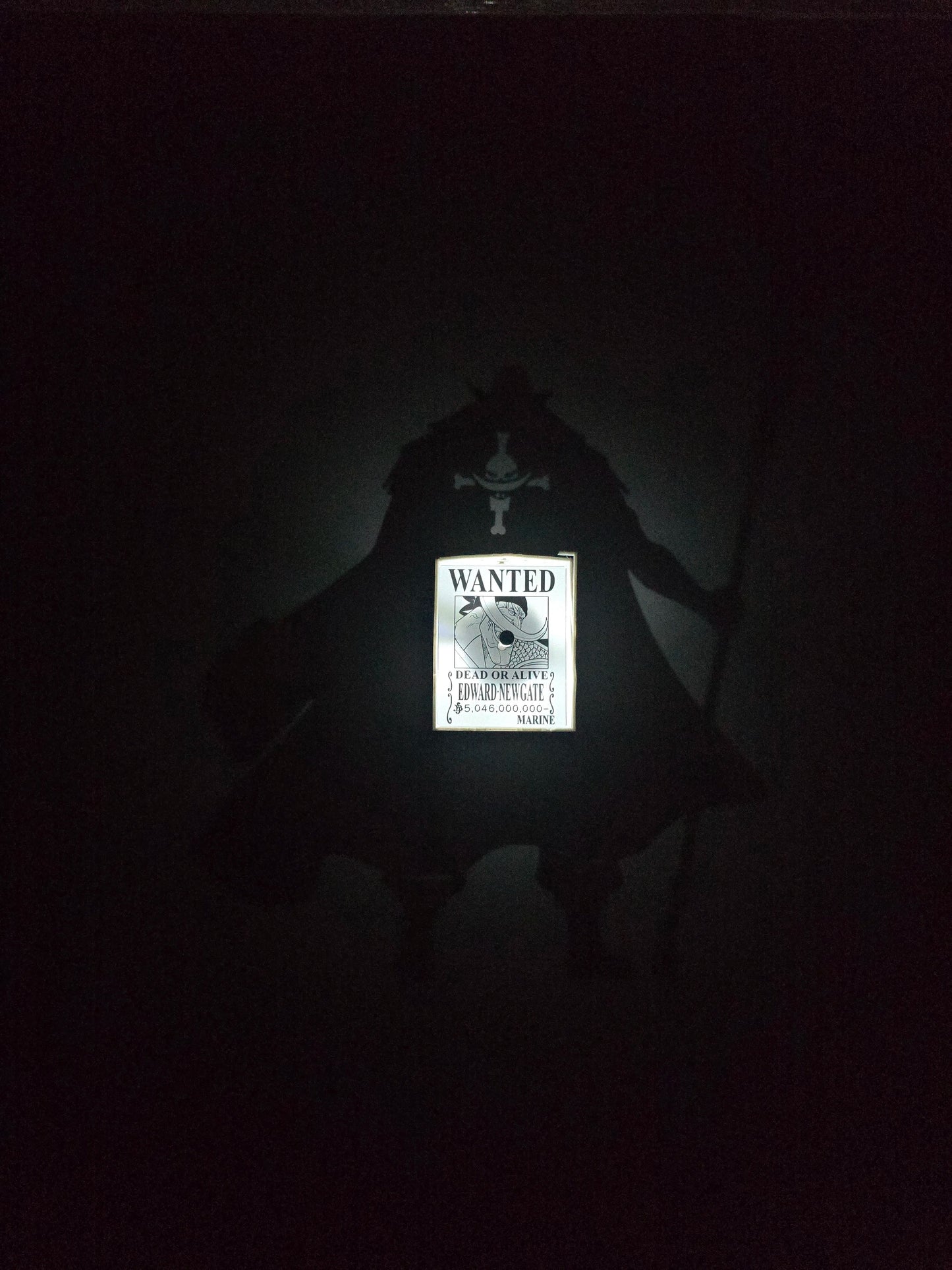 Barba Blanca Shadow Lamp | One Piece Temalı Dekoratif Gölge Lambası