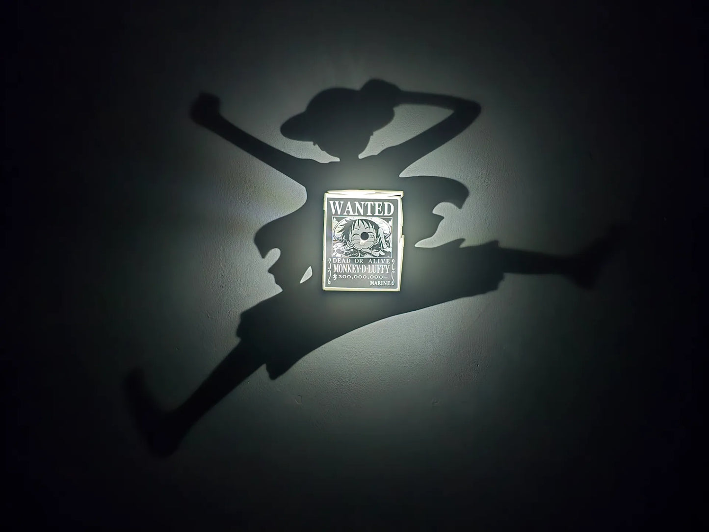 Monkey D Luffy | One Piece Temalı Dekoratif Gölge Lambası