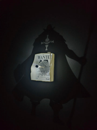 Barba Blanca Shadow Lamp | One Piece Temalı Dekoratif Gölge Lambası