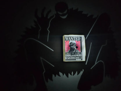 Donquixote Doflamingo Shadow Lamp | One Piece Temalı Dekoratif Gölge Lambası