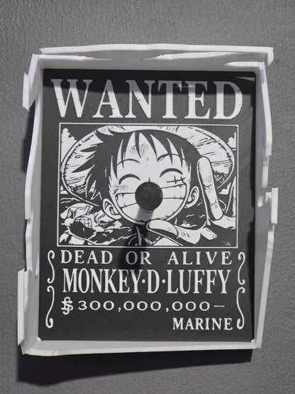 Monkey D Luffy | One Piece Temalı Dekoratif Gölge Lambası