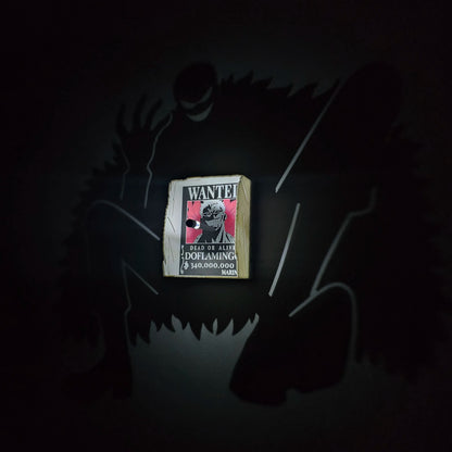 Donquixote Doflamingo Shadow Lamp | One Piece Temalı Dekoratif Gölge Lambası