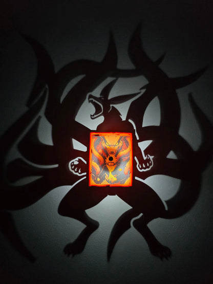 Kurama Dokuz Kuyruklu Tilki Shadow Lamp | Naruto Temalı Dekoratif Gölge Lambası