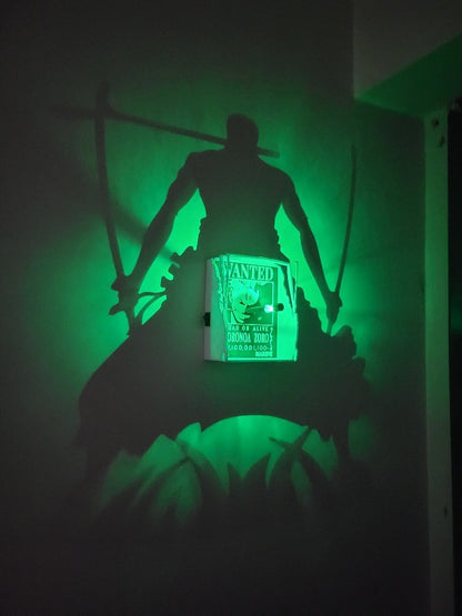 Roronoa Zoro LED Dekoratif Gece Lambası | One Piece