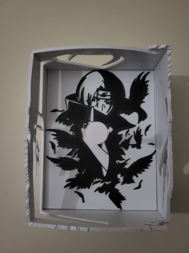 Uchiha Itachi LED Shadow Box Decorative Night Light