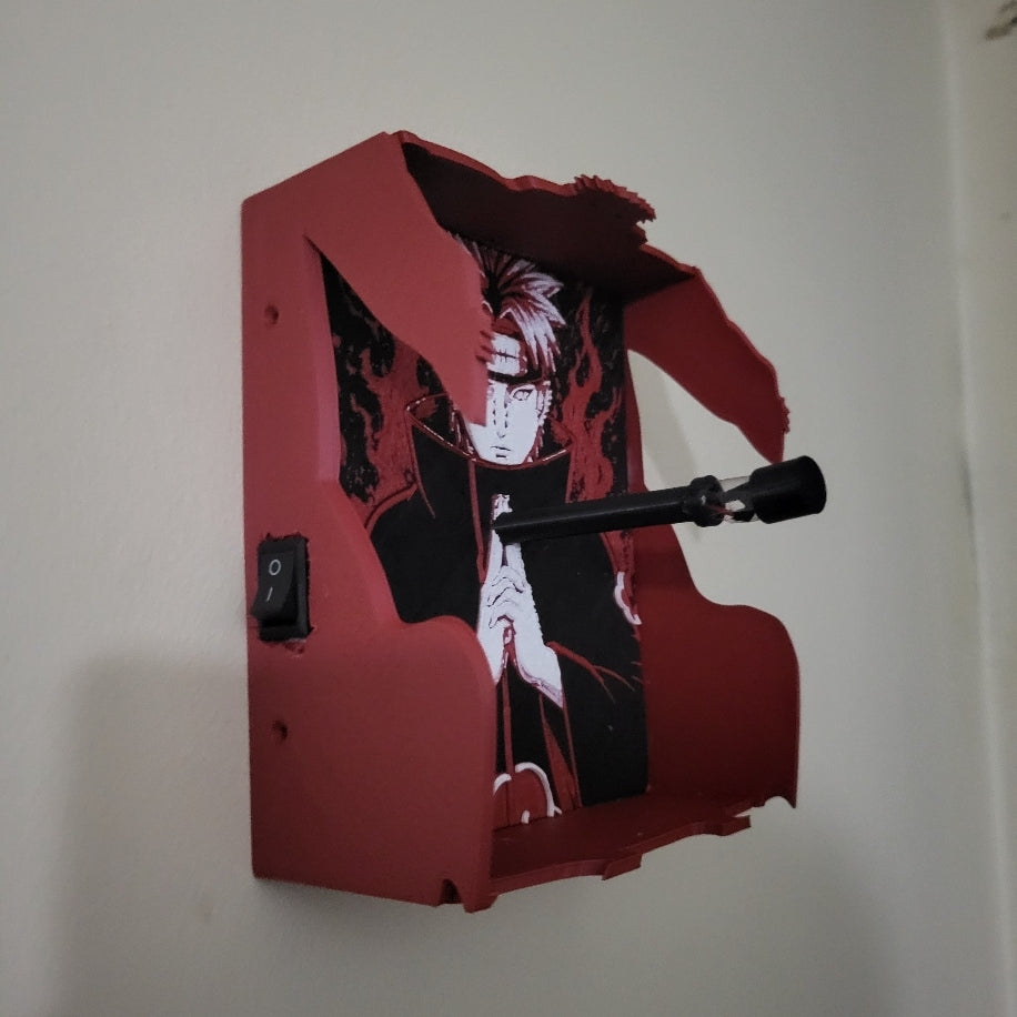 Naruto Pain LED Shadow Box Decorative Night Light