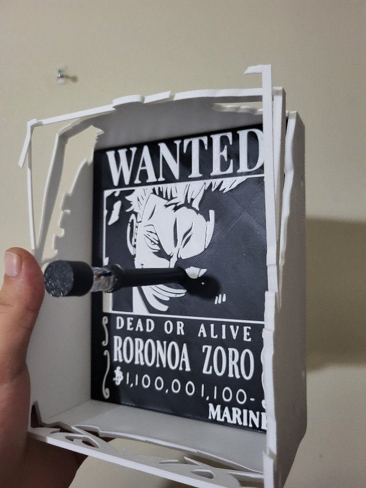 Roronoa Zoro LED Shadow Box Decorative Night Light