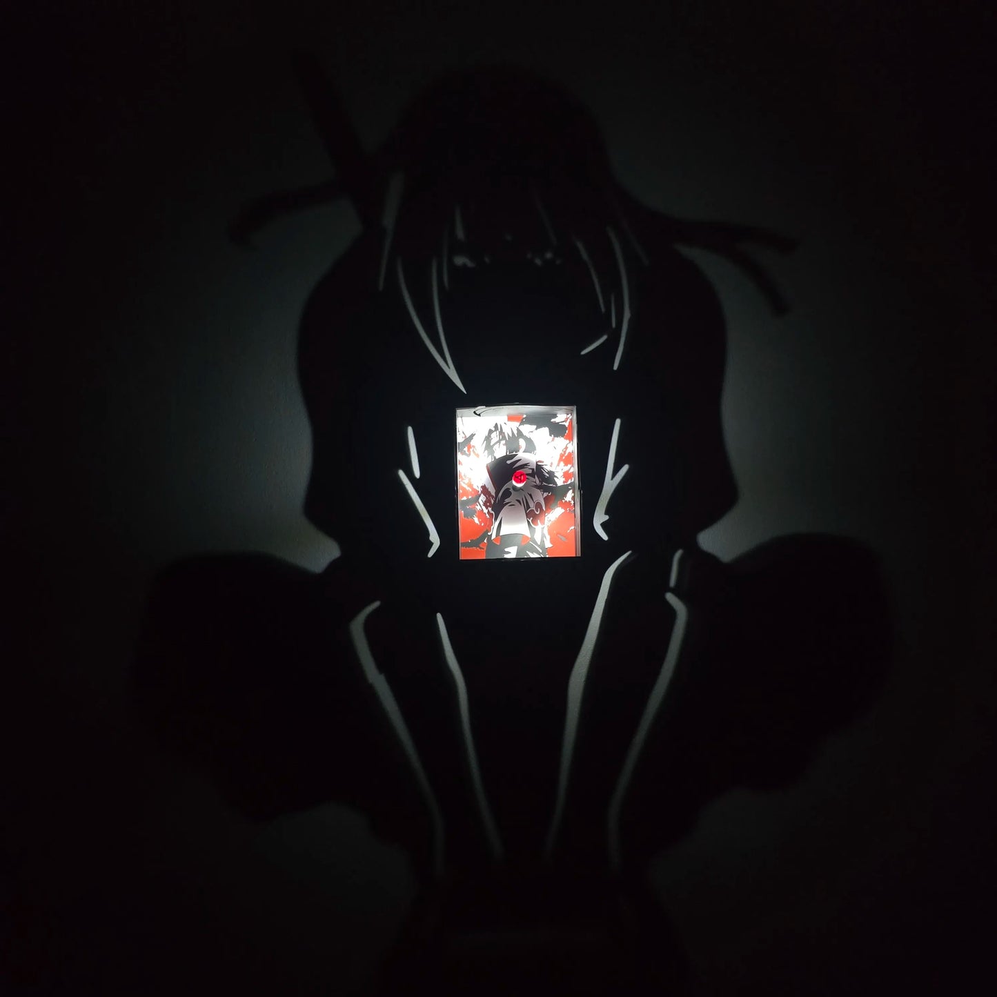 Itachi Shadow Lamp | Naruto Temalı Dekoratif Gölge Lambası