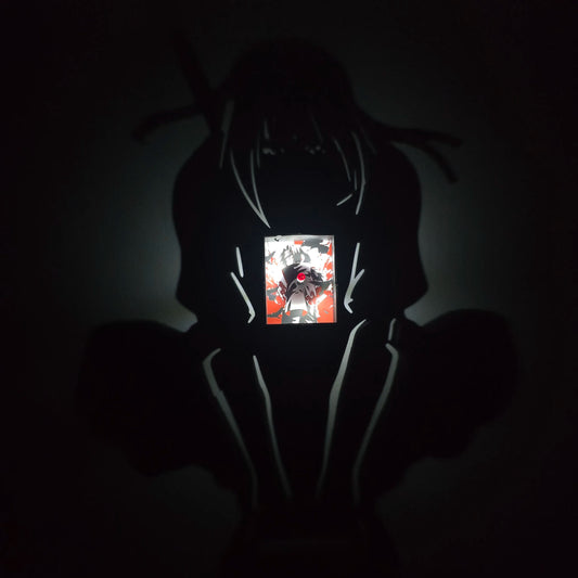 Itachi Shadow Lamp | Naruto Temalı Dekoratif Gölge Lambası