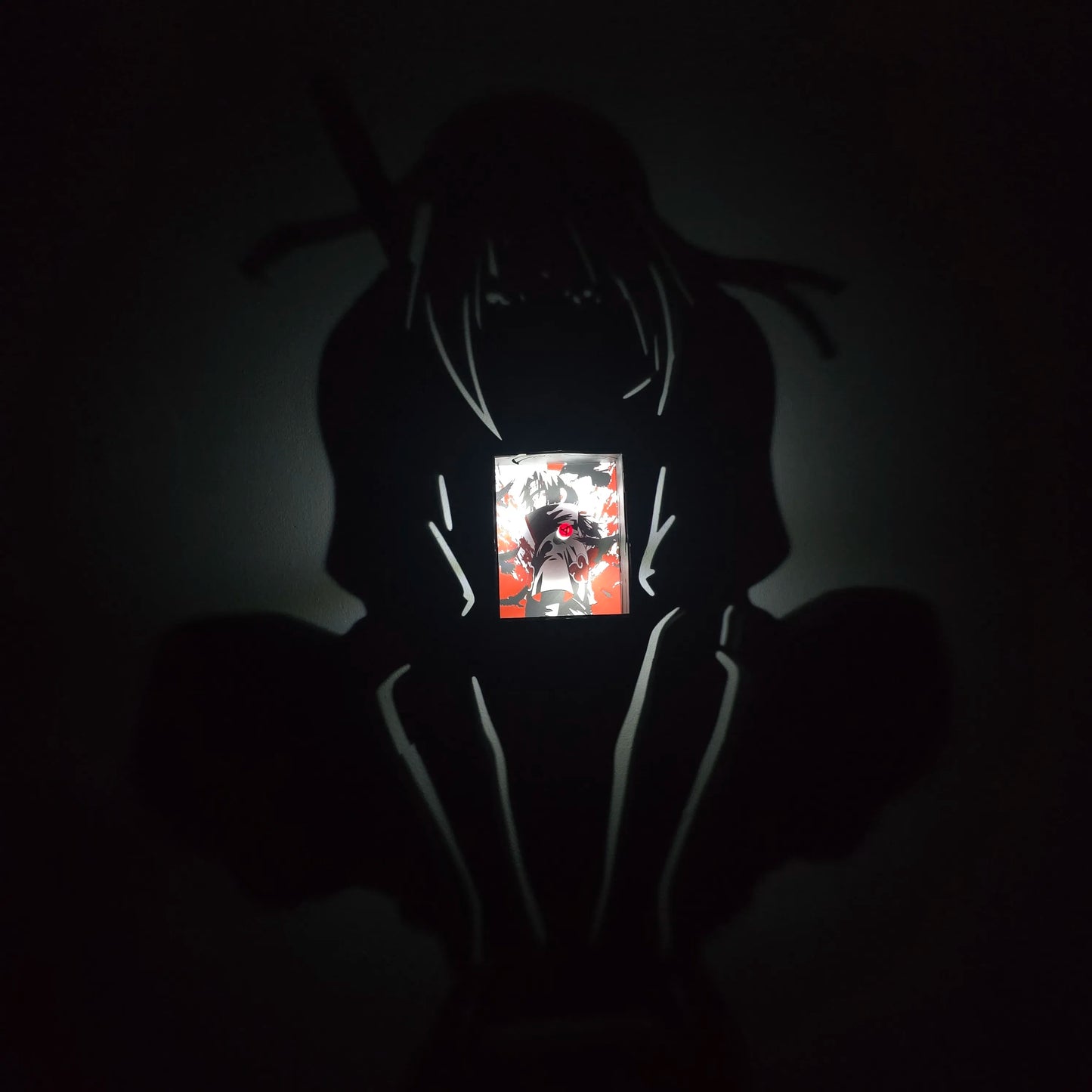 Itachi Shadow Lamp | Naruto Temalı Dekoratif Gölge Lambası