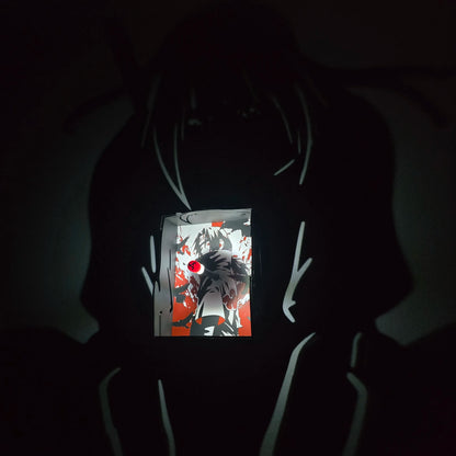 Itachi Shadow Lamp | Naruto Temalı Dekoratif Gölge Lambası