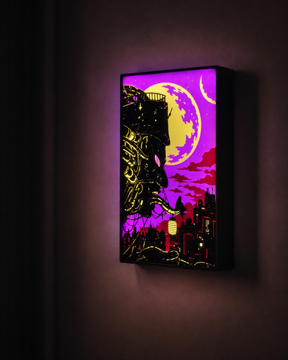 Naruto Pain LED Lightbox | Akatsuki Temalı Kablosuz Dekoratif Gece Lambası