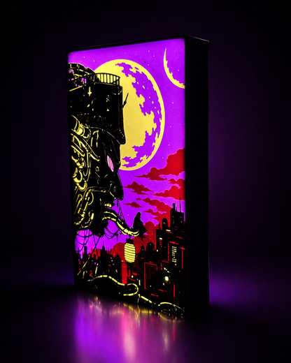 Naruto Pain LED Lightbox | Akatsuki Temalı Kablosuz Dekoratif Gece Lambası